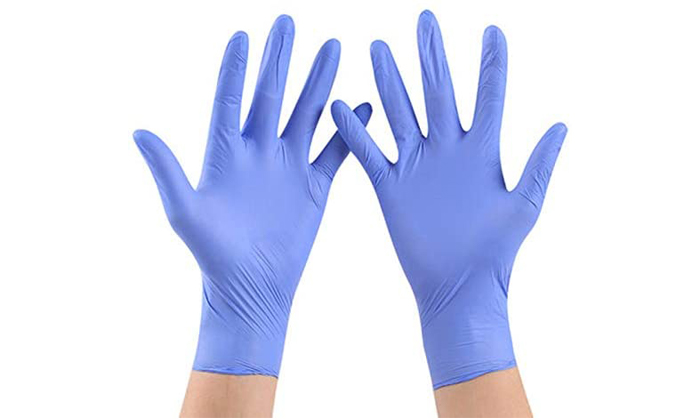 guantes de látex azules de amazon